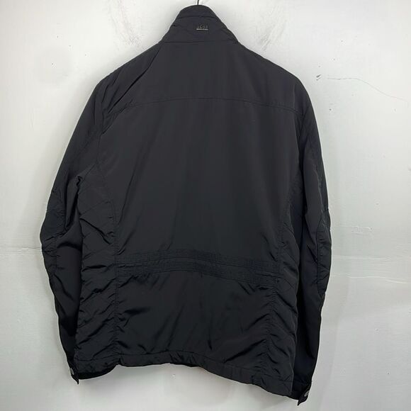 Hugo Boss Men’s L Black Military Utility Jacket Trim Fit Relaxed 38 Reg - Picture 4 of 14
